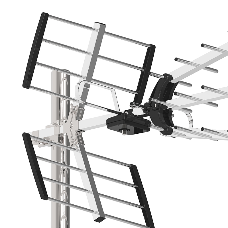 High gain 80 mile TV outdoor antenna with foldable reflector HD-18BJD2